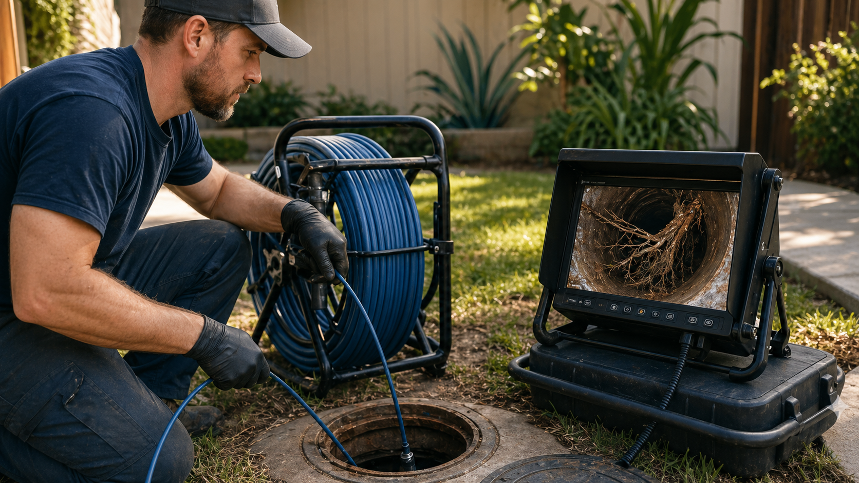 Can a Sewer Camera Find Root Intrusion? article image for Sewer Camera Inspection.