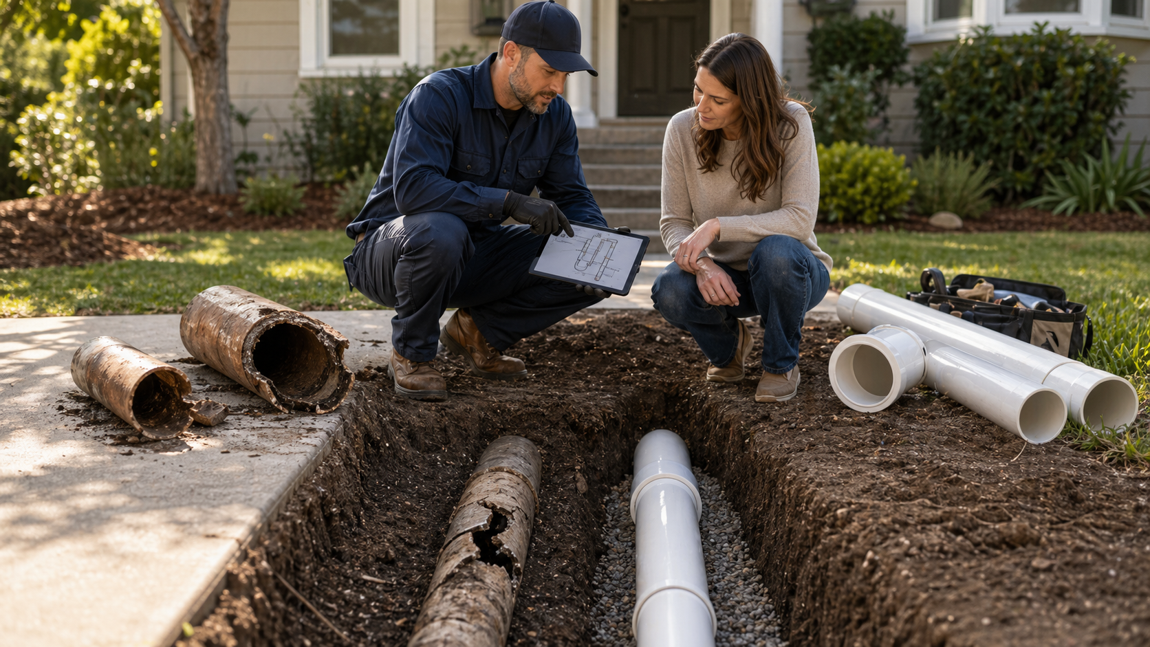 Sewer Line Repair vs Sewer Line Replacement: How Do You Decide? article image for Sewer Line Repair And Replacement.