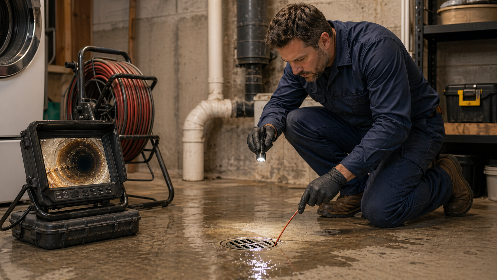 What Causes a Floor Drain to Back Up? article image for Floor Drain Cleaning.
